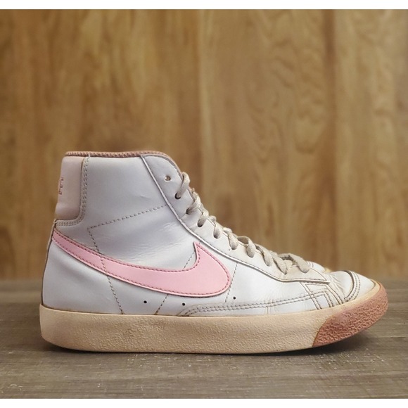 Nike Other - Nike Blazer Mid 77 Sneakers Youth Size 4Y White Pink